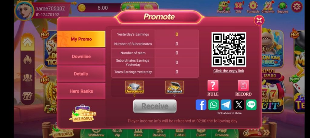 Real earning WA 777 GAME casino game with fast withdraw on thsubroid.com