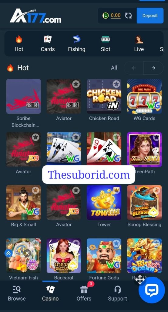 Six177 Game registration